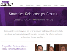Tablet Screenshot of greenhouseconnect.com